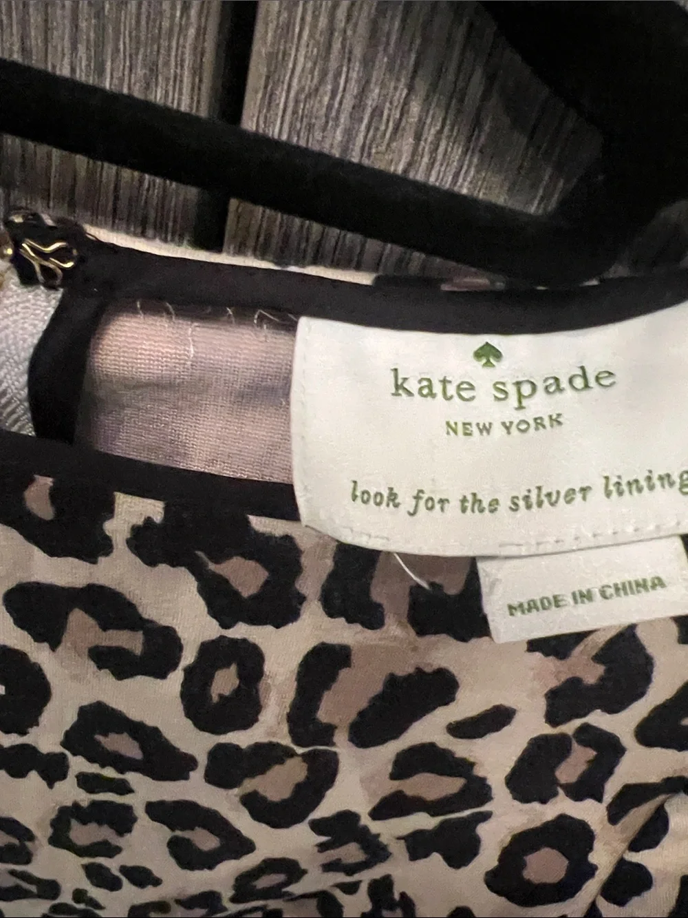 Kate Spade animal print dress 0/2